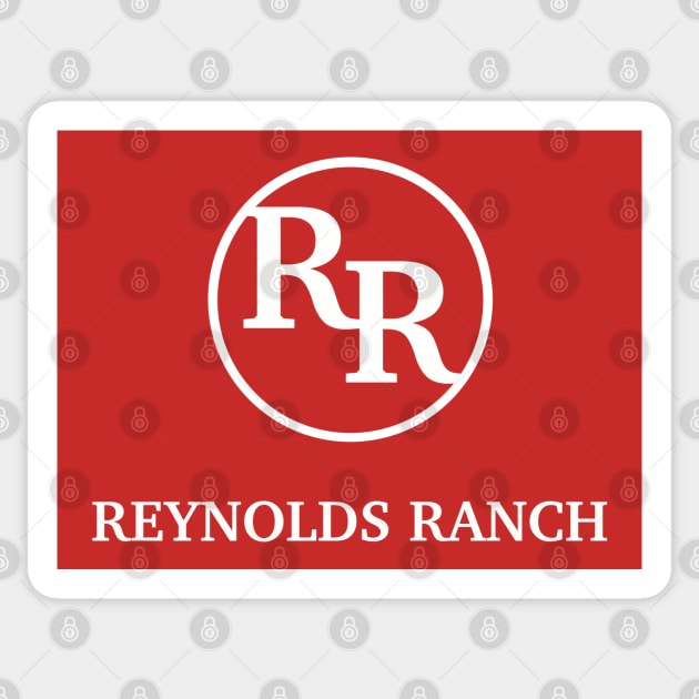Reynolds Ranch Sticker by @johnnehill